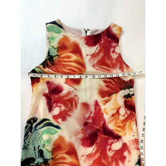 Alice & Olivia Dress Silk Shift Spring Floral Summer Cottagecore - Size XS - Picture 3 of 8